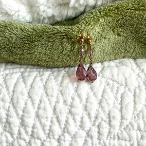 Crystal drop earrings